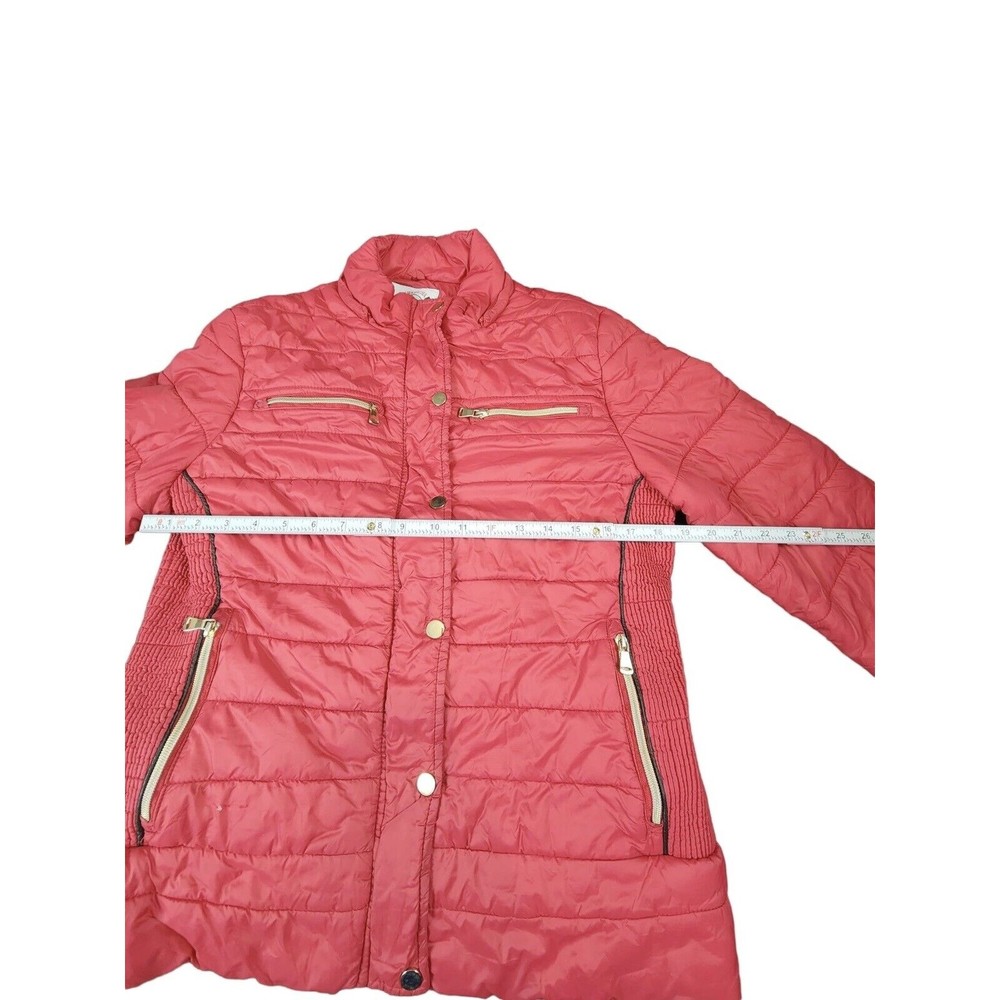 Sacha Pacha Women's Red 100% Polyimide Long Sleeve Mock Neck Jacket Size XL - Picture 4 of 7